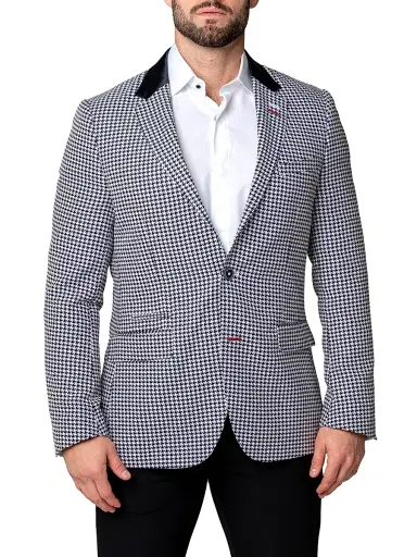 Maceoo Men's Blazer Socrate Evo Glitz | Thumbnail 1 Maceoo Men's Blazer Socrate Evo Glitz | Thumbnail 1