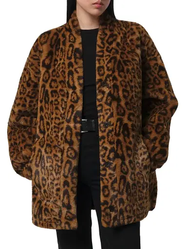 Apparis Women's Jane Leopard Coatigan - Leopard | Thumbnail 2 Apparis Women's Jane Leopard Coatigan - Leopard | Thumbnail 2