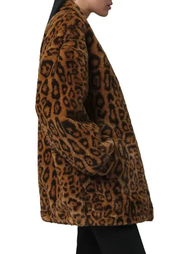Apparis Women's Jane Leopard Coatigan - Leopard | Thumbnail 3 Apparis Women's Jane Leopard Coatigan - Leopard | Thumbnail 3