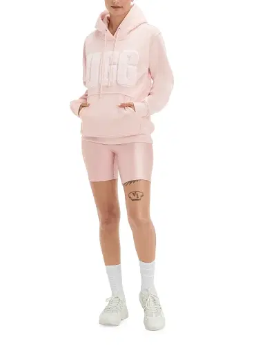 UGG Women's Fuzzy Logo Hoodie | Thumbnail 2 UGG Women's Fuzzy Logo Hoodie | Thumbnail 2