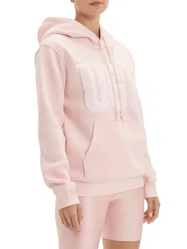 UGG Women's Fuzzy Logo Hoodie | Thumbnail 1 UGG Women's Fuzzy Logo Hoodie | Thumbnail 1