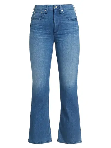 rag & bone Women's Nina High-Rise Stretch Flare Ankle Jeans - Poppy | Thumbnail 1 rag & bone Women's Nina High-Rise Stretch Flare Ankle Jeans - Poppy | Thumbnail 1