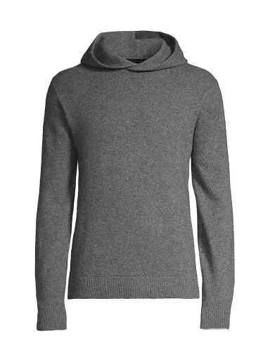 Greyson Men's Koko Wool & Cashmere Hoodie - Dark Grey | Thumbnail 1 Greyson Men's Koko Wool & Cashmere Hoodie - Dark Grey | Thumbnail 1