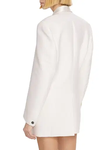 rag & bone Women's Femi Wool-Blend Double-Breasted Blazer Dress - White | Thumbnail 5 rag & bone Women's Femi Wool-Blend Double-Breasted Blazer Dress - White | Thumbnail 5