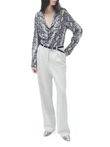 rag & bone Women's Aurora Snake Silk-Blend Shirt - Snake Print | Thumbnail 2 rag & bone Women's Aurora Snake Silk-Blend Shirt - Snake Print | Thumbnail 2