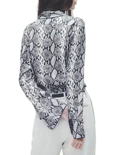 rag & bone Women's Aurora Snake Silk-Blend Shirt - Snake Print | Thumbnail 5 rag & bone Women's Aurora Snake Silk-Blend Shirt - Snake Print | Thumbnail 5