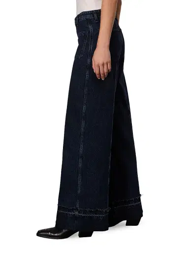 rag & bone Women's Marina Denim Mid-Rise Wide-Leg Jeans - Elenna | Thumbnail 4 rag & bone Women's Marina Denim Mid-Rise Wide-Leg Jeans - Elenna | Thumbnail 4