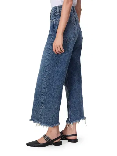 rag & bone Women's Andi Denim Crop Wide-Leg Jeans - Walton | Thumbnail 3 rag & bone Women's Andi Denim Crop Wide-Leg Jeans - Walton | Thumbnail 3