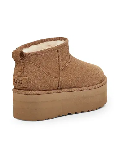 UGG Women's Classic Ultra MN 50MM Suede Platform Boots - Chestnut | Thumbnail 4 UGG Women's Classic Ultra MN 50MM Suede Platform Boots - Chestnut | Thumbnail 4