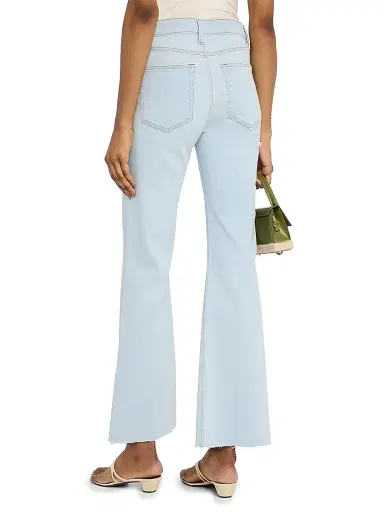 Frame Women's The Icon Mid-Rise Stretch Flare Jeans - Medium Blue - Size 24 | Thumbnail 4 Frame Women's The Icon Mid-Rise Stretch Flare Jeans - Medium Blue - Size 24 | Thumbnail 4