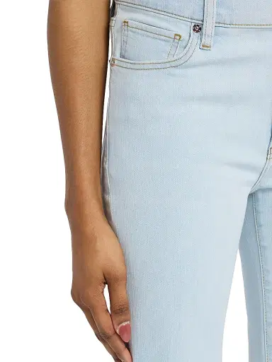 Frame Women's The Icon Mid-Rise Stretch Flare Jeans - Medium Blue - Size 24 | Thumbnail 5 Frame Women's The Icon Mid-Rise Stretch Flare Jeans - Medium Blue - Size 24 | Thumbnail 5