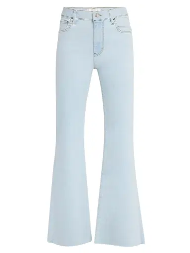 Frame Women's The Icon Mid-Rise Stretch Flare Jeans - Medium Blue - Size 24 | Thumbnail 1 Frame Women's The Icon Mid-Rise Stretch Flare Jeans - Medium Blue - Size 24 | Thumbnail 1