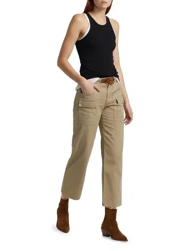 Re/done Women's The Arizona Cotton Cargo Pants - Arena | Thumbnail 2 Re/done Women's The Arizona Cotton Cargo Pants - Arena | Thumbnail 2