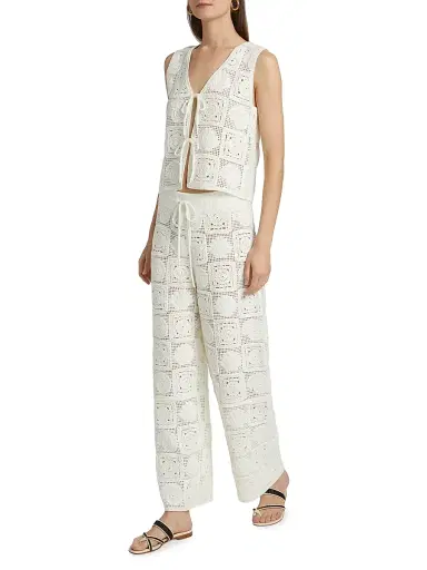 RAILS Women's Maja Crochet Cotton-Blend Pants | Thumbnail 2 RAILS Women's Maja Crochet Cotton-Blend Pants | Thumbnail 2