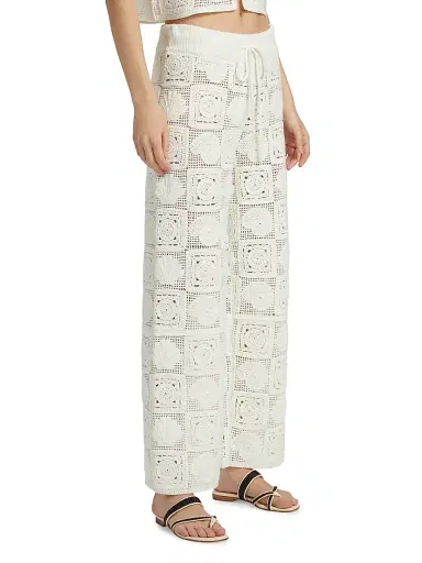 RAILS Women's Maja Crochet Cotton-Blend Pants | Thumbnail 4 RAILS Women's Maja Crochet Cotton-Blend Pants | Thumbnail 4