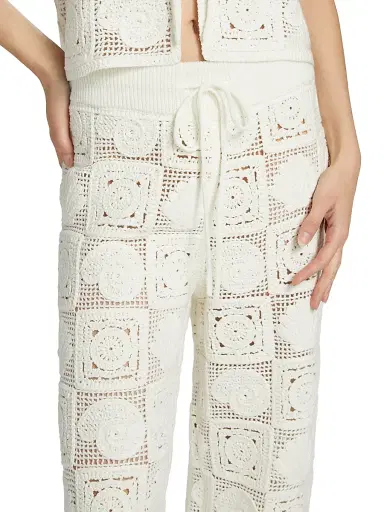 RAILS Women's Maja Crochet Cotton-Blend Pants | Thumbnail 6 RAILS Women's Maja Crochet Cotton-Blend Pants | Thumbnail 6
