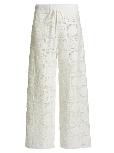 RAILS Women's Maja Crochet Cotton-Blend Pants | Thumbnail 1 RAILS Women's Maja Crochet Cotton-Blend Pants | Thumbnail 1
