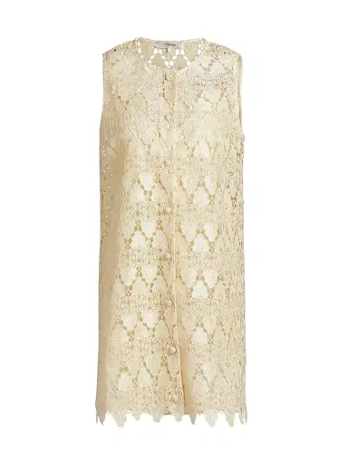 Frame Women's The Deco Lace Minidress | Thumbnail 1 Frame Women's The Deco Lace Minidress | Thumbnail 1