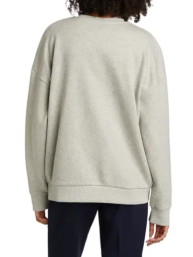 Favorite Daughter Women's Collegiate Oversized Logo Cotton-Blend Sweatshirt - Heather Grey - Size XS | Thumbnail 5 Favorite Daughter Women's Collegiate Oversized Logo Cotton-Blend Sweatshirt - Heather Grey - Size XS | Thumbnail 5