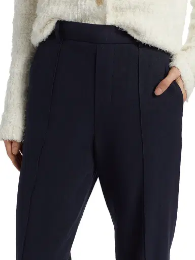Vince Women's Grace Tapered Mid-Rise Linen-Blend Pants | Thumbnail 6 Vince Women's Grace Tapered Mid-Rise Linen-Blend Pants | Thumbnail 6