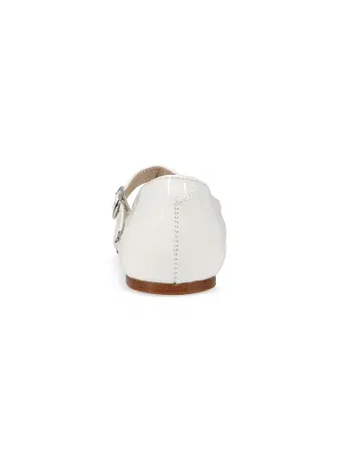 Polo Ralph Lauren Little Girl's & Girl's Kinslee Patent Leather Mary Jane Flats - White 6 (Child) | Thumbnail 2 Polo Ralph Lauren Little Girl's & Girl's Kinslee Patent Leather Mary Jane Flats - White 6 (Child) | Thumbnail 2