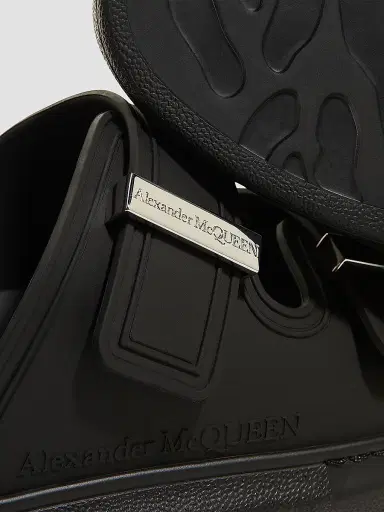 McQueen Women's Hybrid Pool Slides - Black Sandals | Thumbnail 4 McQueen Women's Hybrid Pool Slides - Black Sandals | Thumbnail 4