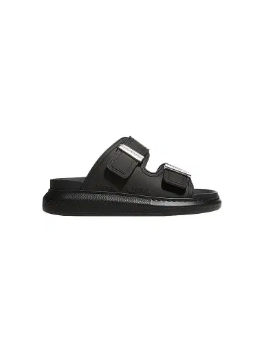 McQueen Women's Hybrid Pool Slides - Black Sandals | Thumbnail 1 McQueen Women's Hybrid Pool Slides - Black Sandals | Thumbnail 1