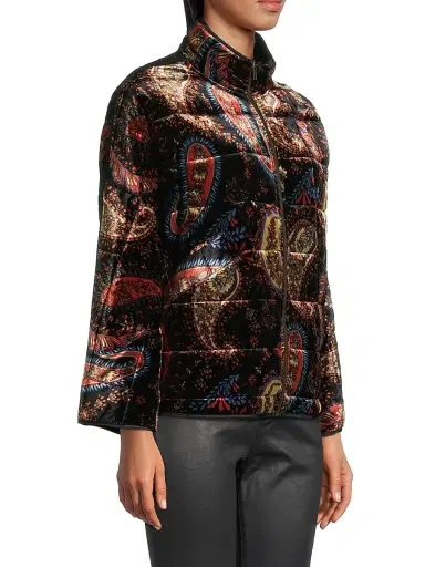 Johnny Was Women's Sezana Paisley Quilted Jacket - Sezana | Thumbnail 4 Johnny Was Women's Sezana Paisley Quilted Jacket - Sezana | Thumbnail 4