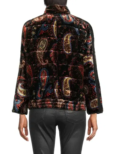Johnny Was Women's Sezana Paisley Quilted Jacket - Sezana | Thumbnail 5 Johnny Was Women's Sezana Paisley Quilted Jacket - Sezana | Thumbnail 5
