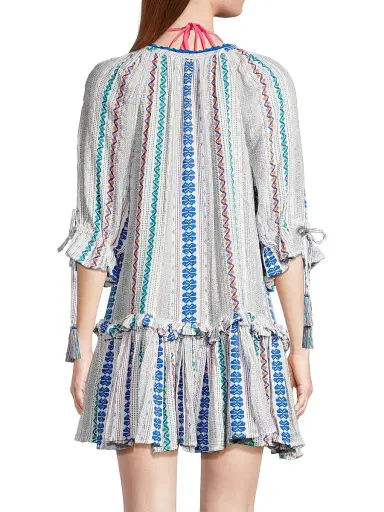 Ramy Brook Women's Aspyn Striped Tassel Minidress | Thumbnail 5 Ramy Brook Women's Aspyn Striped Tassel Minidress | Thumbnail 5