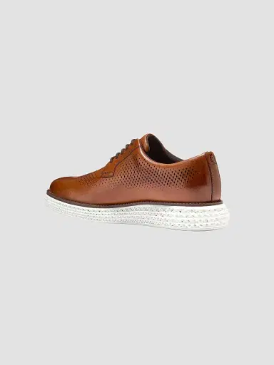 Cole Haan Men's OriginalGrand 2.0 Leather Oxfords - British Tan White | Thumbnail 3 Cole Haan Men's OriginalGrand 2.0 Leather Oxfords - British Tan White | Thumbnail 3