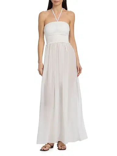Ramy Brook Women's Calista Smocked Strapless Flare Dress | Thumbnail 3 Ramy Brook Women's Calista Smocked Strapless Flare Dress | Thumbnail 3