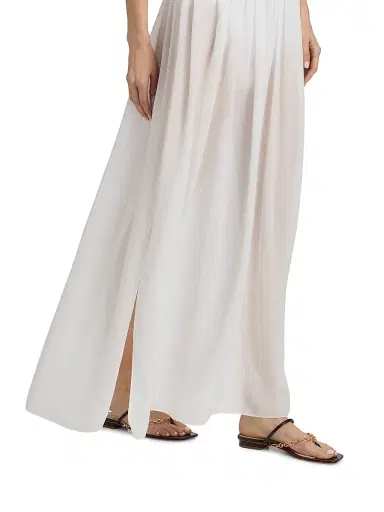 Ramy Brook Women's Calista Smocked Strapless Flare Dress | Thumbnail 6 Ramy Brook Women's Calista Smocked Strapless Flare Dress | Thumbnail 6