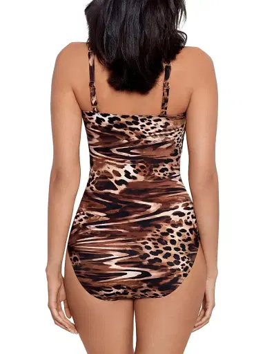 Miraclesuit Swim Women's Ociccat Europa One-Piece Swimsuit - Black Multi - Size 12 | Thumbnail 4 Miraclesuit Swim Women's Ociccat Europa One-Piece Swimsuit - Black Multi - Size 12 | Thumbnail 4