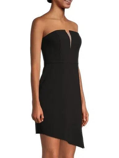 Liv Foster Women's Strapless Twill Cocktail Dress | Thumbnail 4 Liv Foster Women's Strapless Twill Cocktail Dress | Thumbnail 4