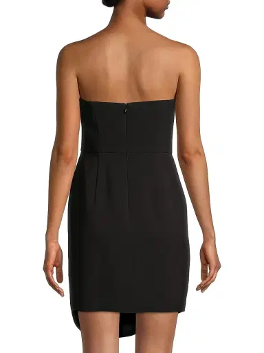 Liv Foster Women's Strapless Twill Cocktail Dress | Thumbnail 5 Liv Foster Women's Strapless Twill Cocktail Dress | Thumbnail 5