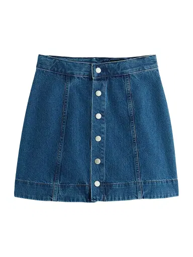 AG Jeans Women's Evie Denim A-Line Miniskirt - Denali | Thumbnail 1 AG Jeans Women's Evie Denim A-Line Miniskirt - Denali | Thumbnail 1
