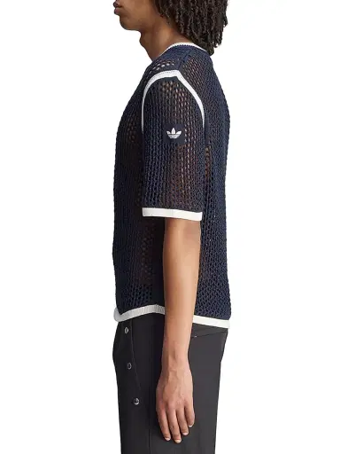 Adidas Men's x Wales Bonner Web Knit T-Shirt | Thumbnail 5 Adidas Men's x Wales Bonner Web Knit T-Shirt | Thumbnail 5