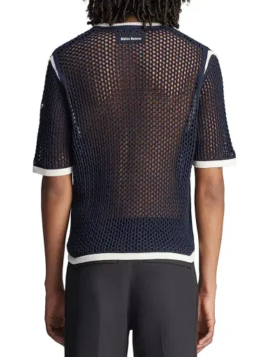 Adidas Men's x Wales Bonner Web Knit T-Shirt | Thumbnail 6 Adidas Men's x Wales Bonner Web Knit T-Shirt | Thumbnail 6