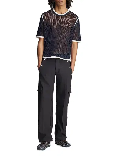Adidas Men's x Wales Bonner Web Knit T-Shirt | Thumbnail 1 Adidas Men's x Wales Bonner Web Knit T-Shirt | Thumbnail 1