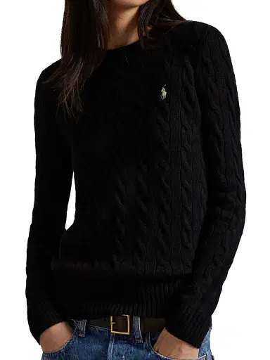 Polo Ralph Lauren Women's Cable-Knit Wool-Cashmere Crewneck Sweater | Thumbnail 5 Polo Ralph Lauren Women's Cable-Knit Wool-Cashmere Crewneck Sweater | Thumbnail 5