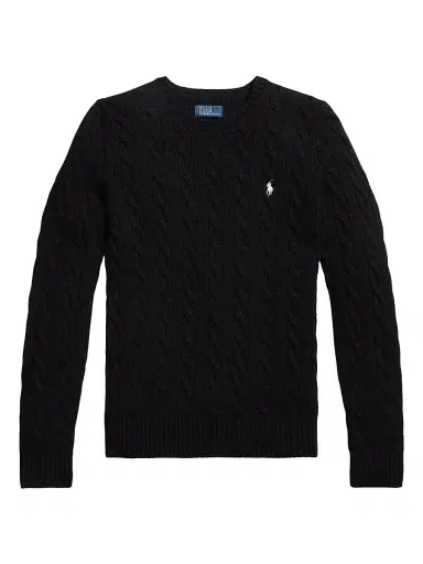 Polo Ralph Lauren Women's Cable-Knit Wool-Cashmere Crewneck Sweater | Thumbnail 1 Polo Ralph Lauren Women's Cable-Knit Wool-Cashmere Crewneck Sweater | Thumbnail 1