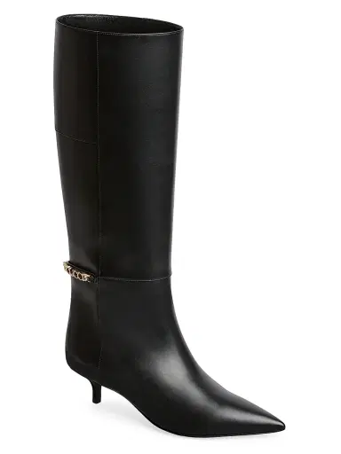 Gucci Women's Signoria 50MM Leather Tall Boots - Black - Size 6 | Thumbnail 2 Gucci Women's Signoria 50MM Leather Tall Boots - Black - Size 6 | Thumbnail 2