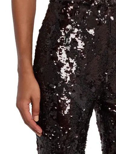 Veronica Beard Women's Collier Sequined Flared Pants | Thumbnail 5 Veronica Beard Women's Collier Sequined Flared Pants | Thumbnail 5