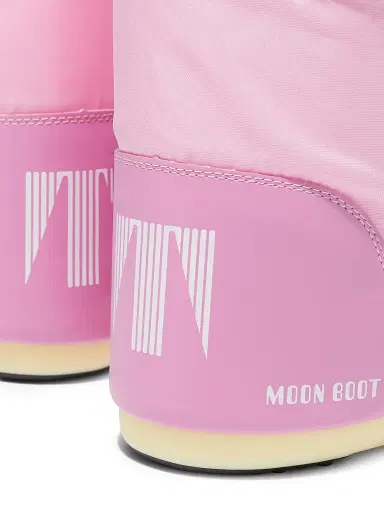 Moon Boot Little Kid's Icon Padded Nylon Boots - Light Pink - Size 7 (Toddler) | Thumbnail 4 Moon Boot Little Kid's Icon Padded Nylon Boots - Light Pink - Size 7 (Toddler) | Thumbnail 4