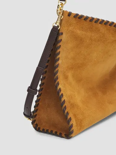 Veronica Beard Women's Vida Whipstitch Suede Shoulder Bag | Thumbnail 6 Veronica Beard Women's Vida Whipstitch Suede Shoulder Bag | Thumbnail 6