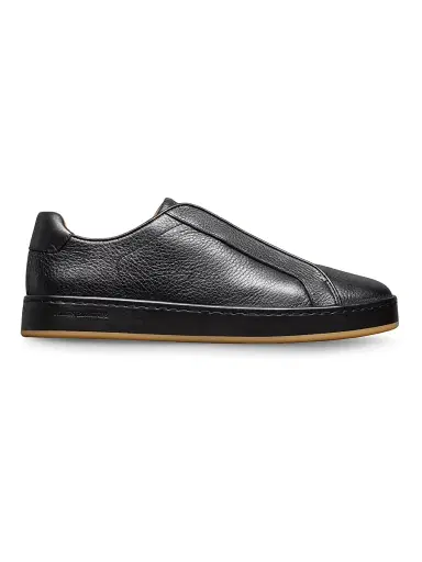 Allen Edmonds Men's Banks Leather Sneakers - Black | Thumbnail 1 Allen Edmonds Men's Banks Leather Sneakers - Black | Thumbnail 1