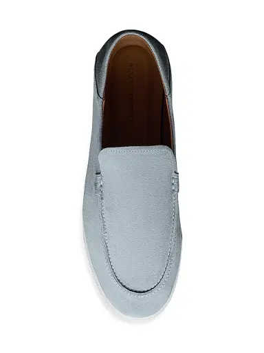 Allen Edmonds Men's Gino Suede Loafers - Sky Blue - Size 7 | Thumbnail 3 Allen Edmonds Men's Gino Suede Loafers - Sky Blue - Size 7 | Thumbnail 3