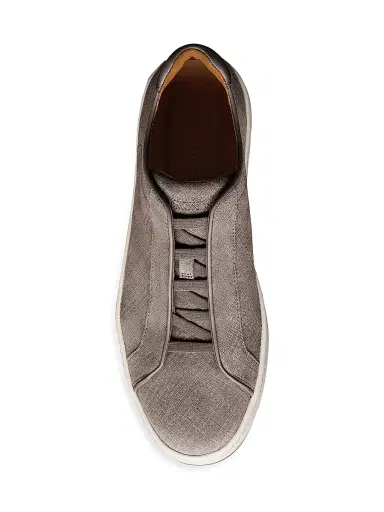 Allen Edmonds Men's Banks Leather Sneakers - Vapor | Thumbnail 3 Allen Edmonds Men's Banks Leather Sneakers - Vapor | Thumbnail 3