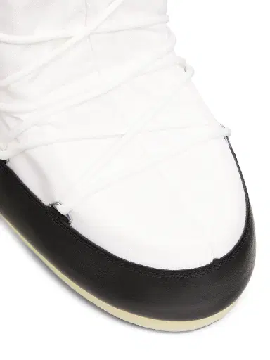 Moon Boot Men's Unisex Icon Nylon Boots - Black White - Size 11.5 | Thumbnail 4 Moon Boot Men's Unisex Icon Nylon Boots - Black White - Size 11.5 | Thumbnail 4
